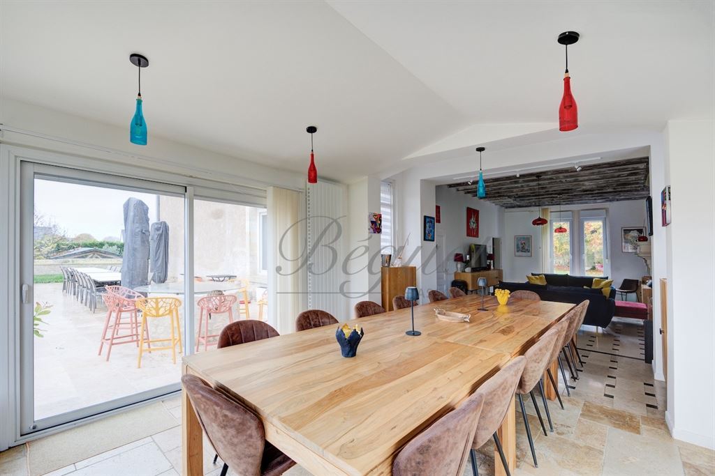 A vendre chez Beguet Associés : Cravant-les-Côteaux - 37500 - Maison - 325 m² - 7 chambres - 2 gites - Piscine - parc 7000 m²