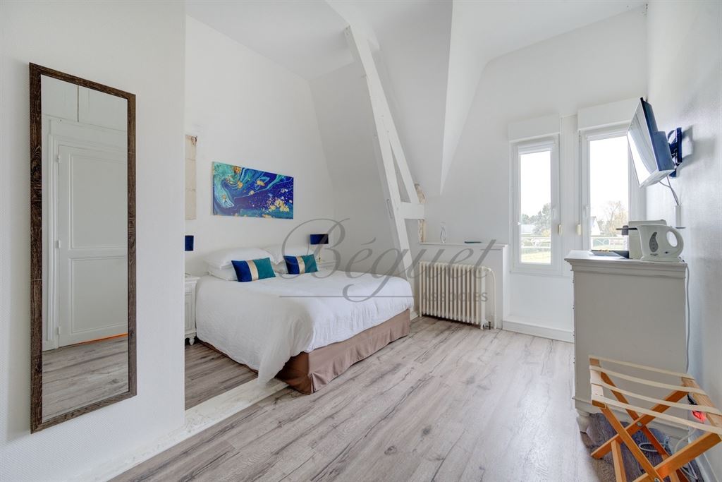 A vendre chez Beguet Associés : Cravant-les-Côteaux - 37500 - Maison - 325 m² - 7 chambres - 2 gites - Piscine - parc 7000 m²
