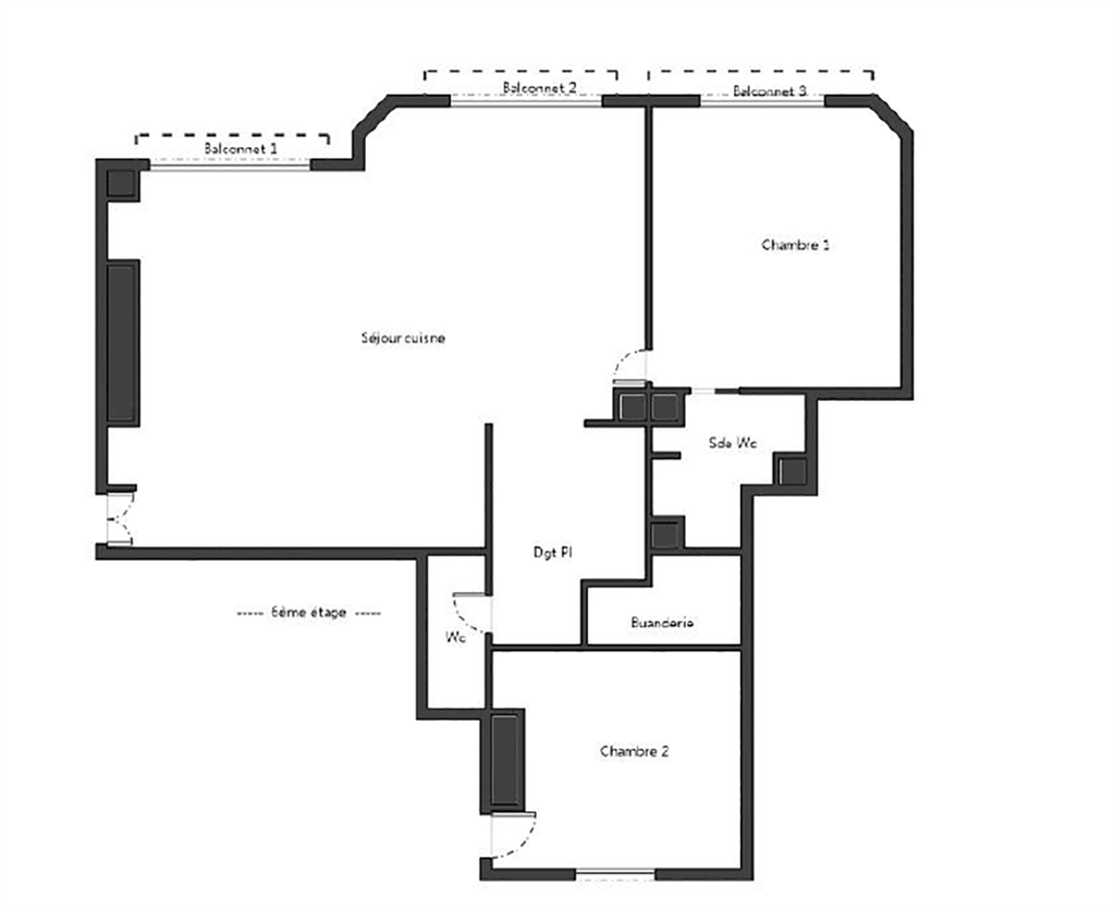 A vendre chez Beguet Associés : Paris XVI - 75016 -  Passy Ranelagh - Appartement 80 m² 2 Chambres - 2 chambres de service