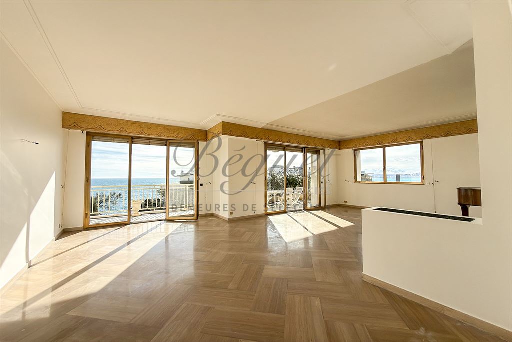 A vendre chez Beguet Associés : FRANCE COTE D’AZUR NICE 06300 CAP DE NICE APPARTEMENT 137 m² 2 CHAMBRES VUE MER TERRASSE 30 m² BOX