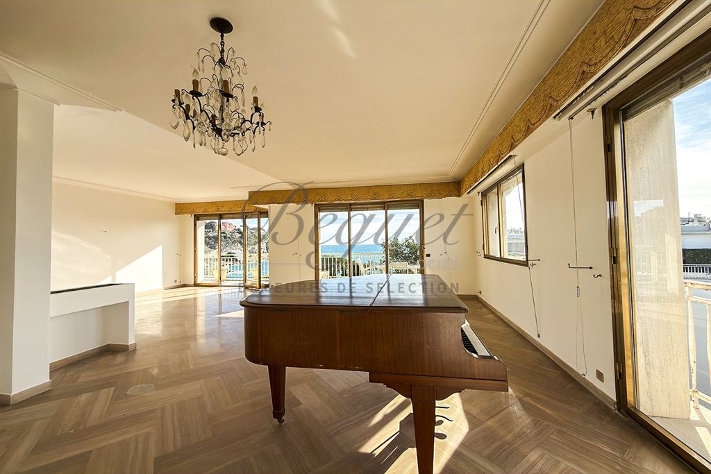A vendre chez Beguet Associés : FRANCE COTE D’AZUR NICE 06300 CAP DE NICE APPARTEMENT 137 m² 2 CHAMBRES VUE MER TERRASSE 30 m² BOX