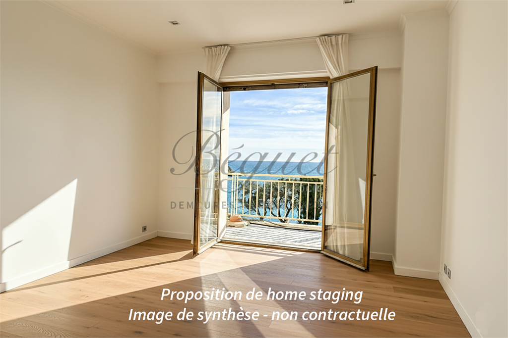 A vendre chez Beguet Associés : FRANCE COTE D’AZUR NICE 06300 CAP DE NICE APPARTEMENT 137 m² 2 CHAMBRES VUE MER TERRASSE 30 m² BOX