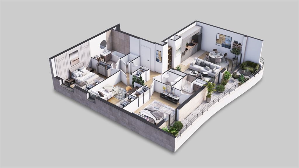 A vendre chez Beguet Associés : Clichy (92110), Hauts-de-Seine, près de Paris — appartement de 83 m², trois chambres, terrasse ouest et parking