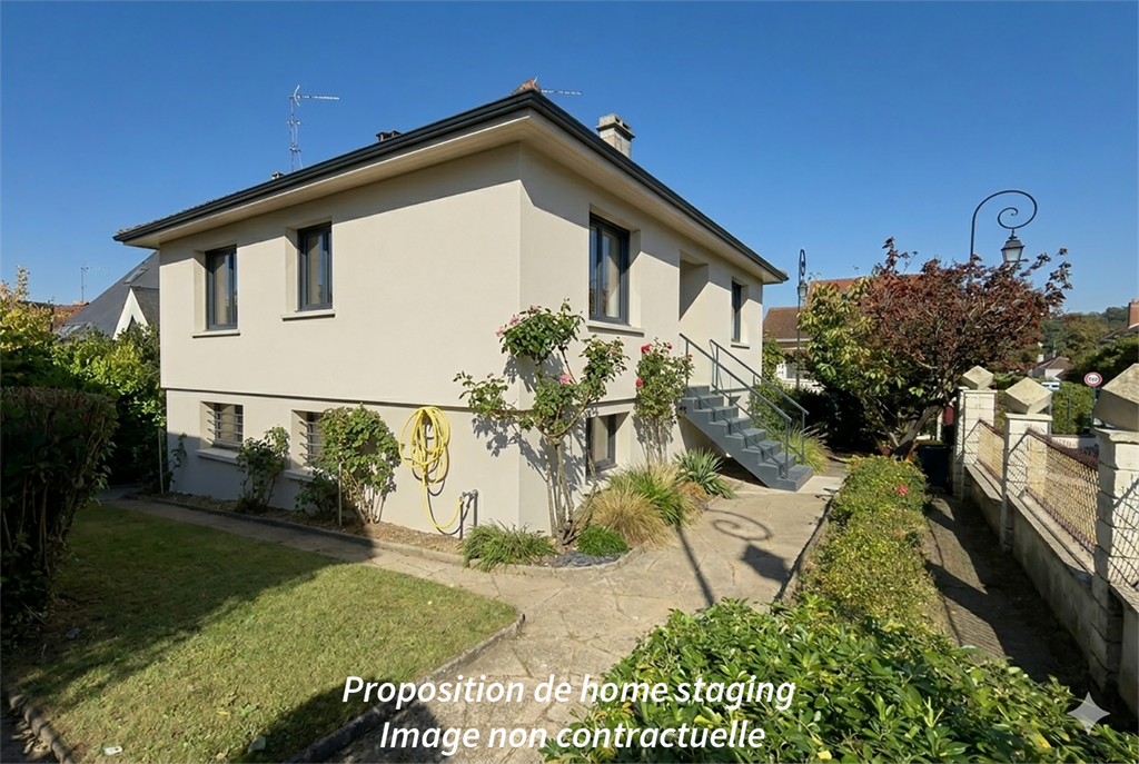A vendre chez Beguet Associés : Chaville – Vélizy-Villacoublay (78140), Yvelines – Maison des années 1960, 93 m² / 151 m², jardin et sous-sol total