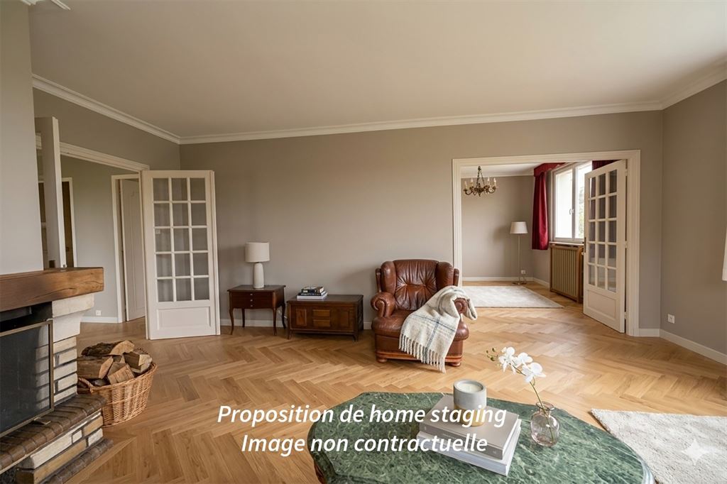 A vendre chez Beguet Associés : Chaville – Vélizy-Villacoublay (78140), Yvelines – Maison des années 1960, 93 m² / 151 m², jardin et sous-sol total