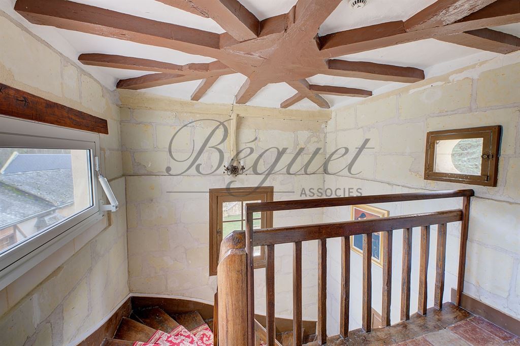 A vendre chez Beguet Associés : Touraine Loire valley, Chinon - Beaumont en Véron, 37420 - Manoir/Hôtel 17e, 555 m², 24 chambres