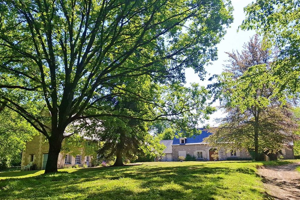 A vendre chez Beguet Associés : Veigné - 37250  - 430 m² sur 3 maisons - 18 pièces - 11 chambres - 1 dépendance - Parc 5 ha