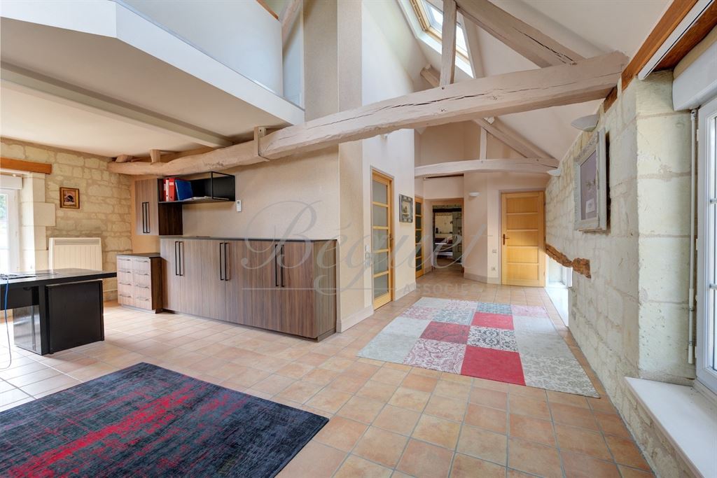 A vendre chez Beguet Associés : INDRE ET LOIRE - CHINON / THIZAY 37500 - MAISON 234 m² - 5 CH - DEUX GITES - PISCINE - PARC 8 000 m²