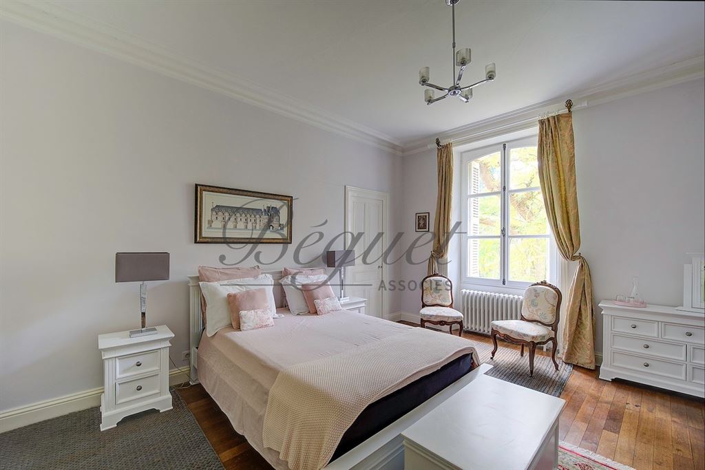 A vendre chez Beguet Associés : Côteaux-sur-Loire - Touraine - 37130 - 350 m² - 10 pièces - 7 chambres - piscine - parc 6 hectares